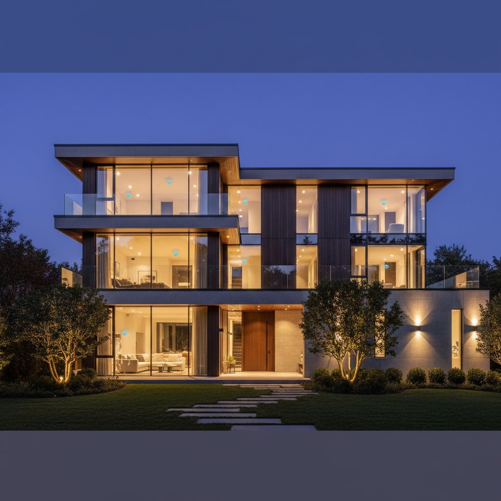 Townhouse mesh WiFi setup